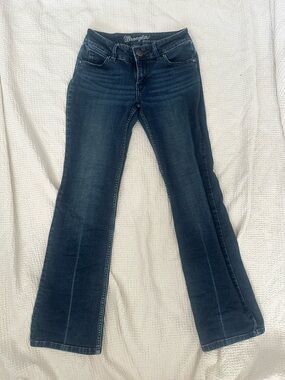 Wrangler Women's Dark Wash Bootcut Jeans size 27